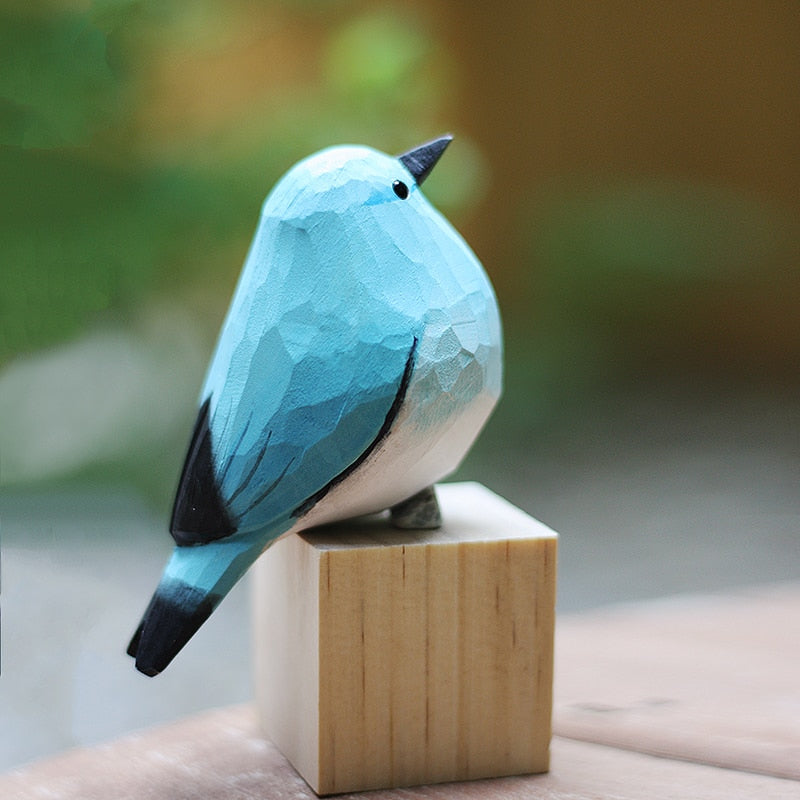 NORDICA - Scandinavische Houten Vogelbeeldjes | Adornos decorativos
