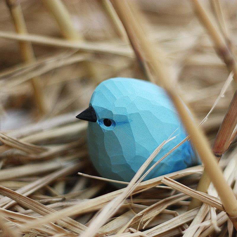 NORDICA - Scandinavische Houten Vogelbeeldjes | Adornos decorativos