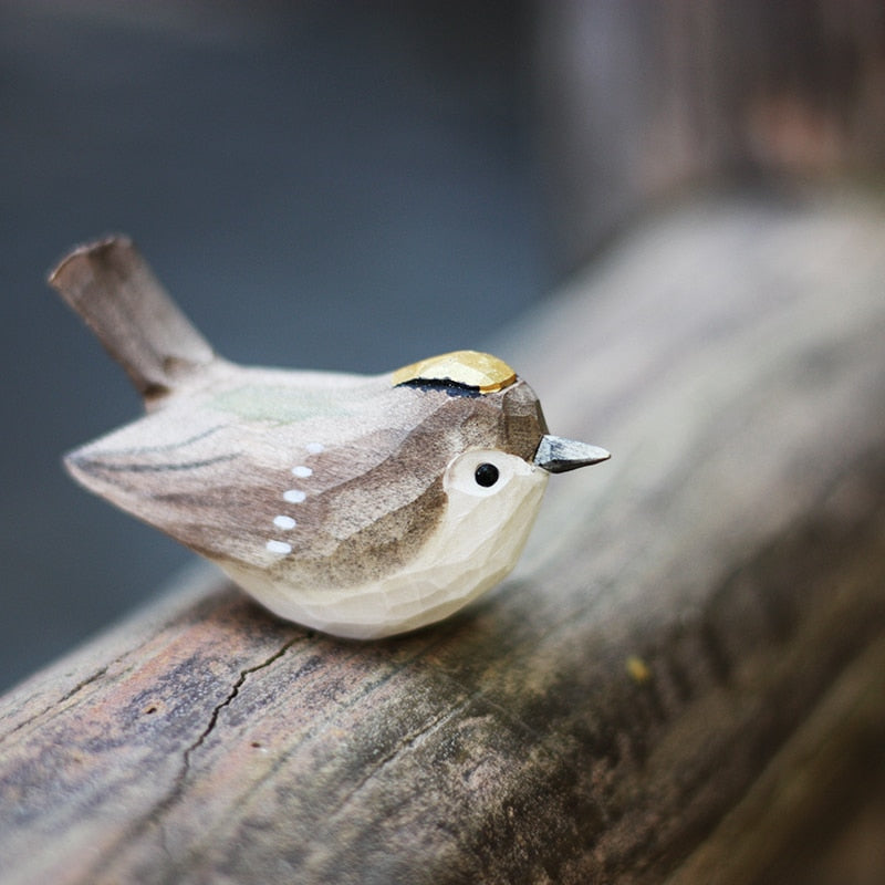 NORDICA - Scandinavische Houten Vogelbeeldjes | Adornos decorativos