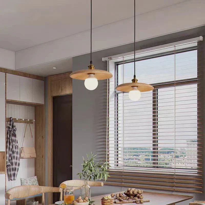 NordicNimbus - Lámpara colgante Scandinavische Houten