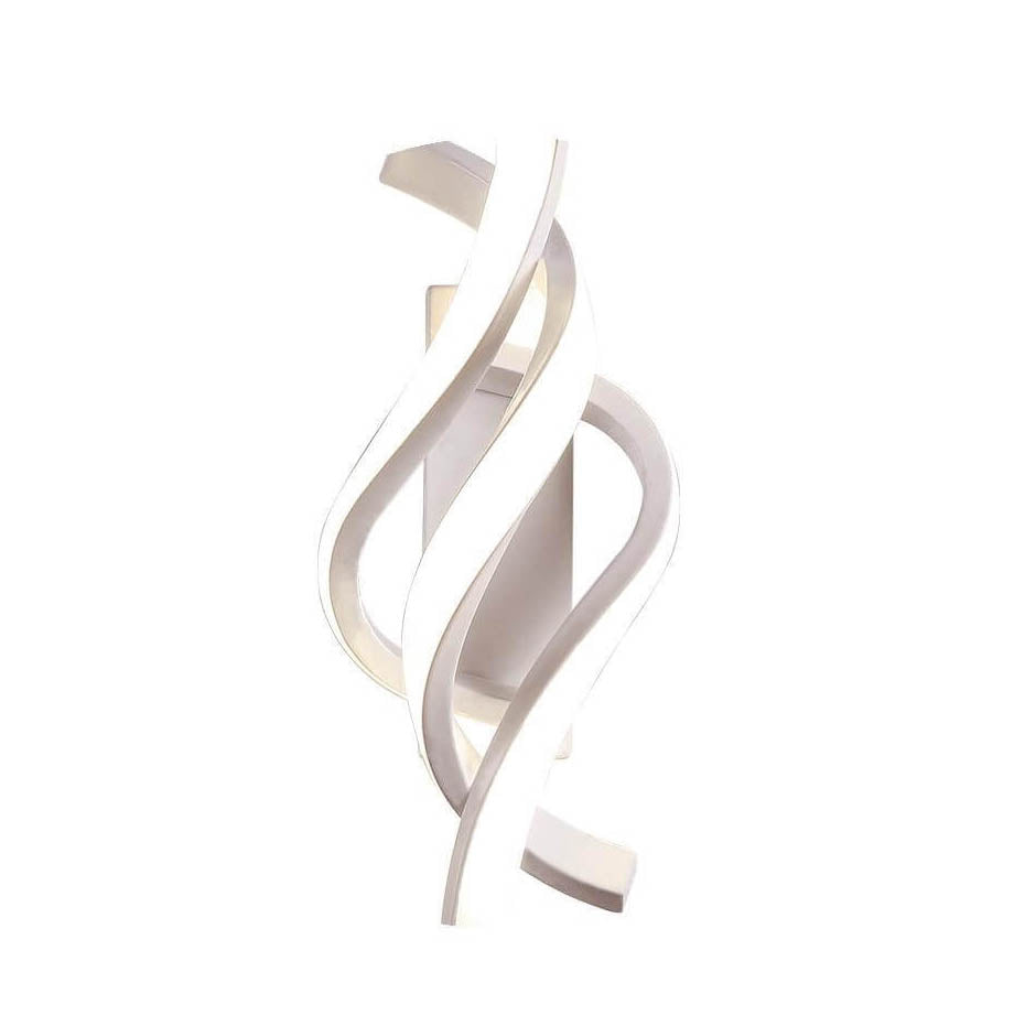 LumiVibe - Lámpara de pared LED espiral Eigentijdse con 1 luz