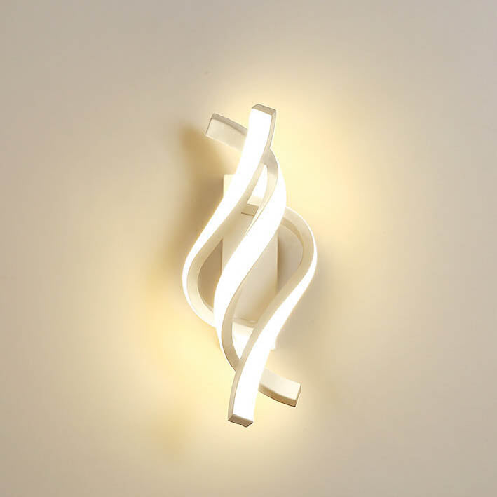 LumiVibe - Lámpara de pared LED espiral Eigentijdse con 1 luz