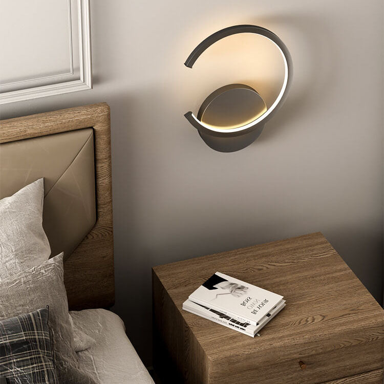 Luminex - Lámpara de pared LED moderna con un entorno circular minimalista en Amberes