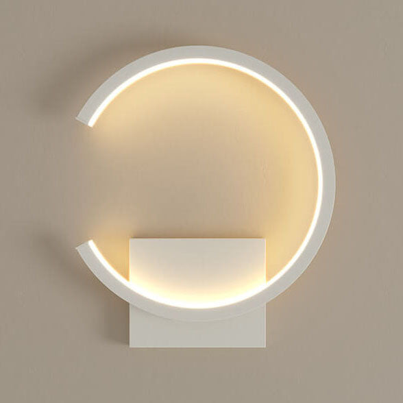Luminex - Lámpara de pared LED moderna con un entorno circular minimalista en Amberes