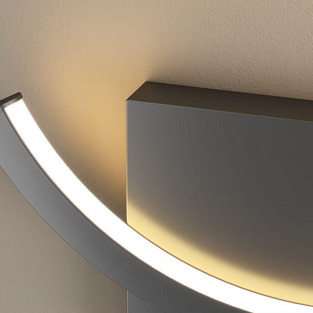 Luminex - Lámpara de pared LED moderna con un entorno circular minimalista en Amberes