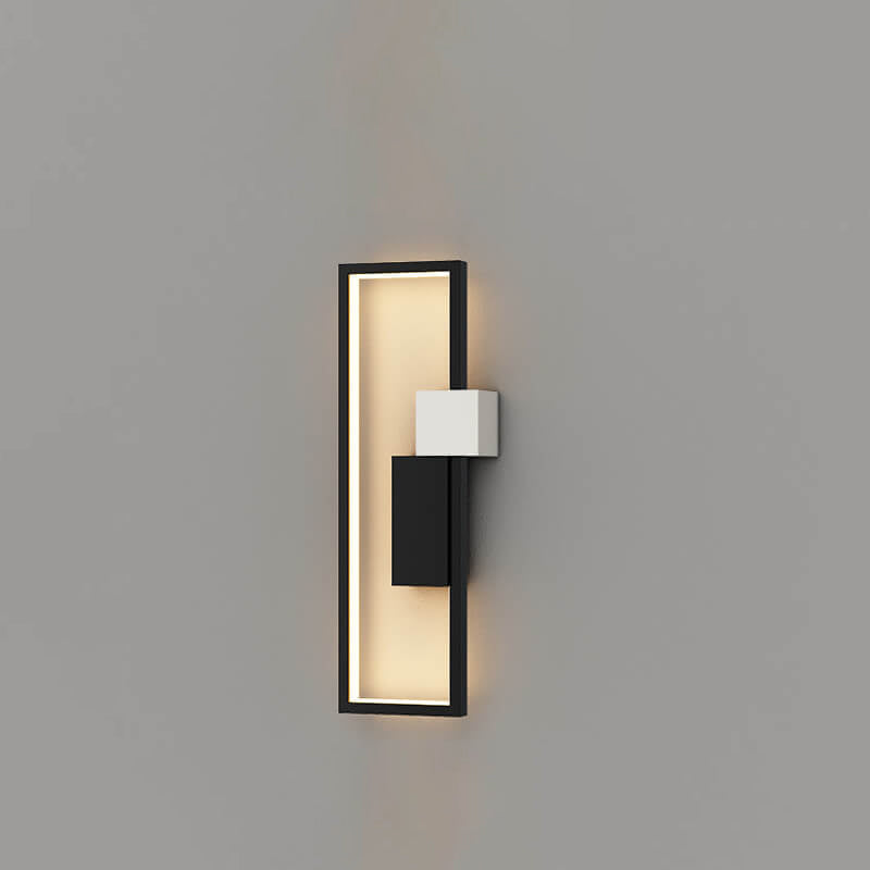 LumiSil - Lámpara de pared LED minimalista y creativa con marco de silicona