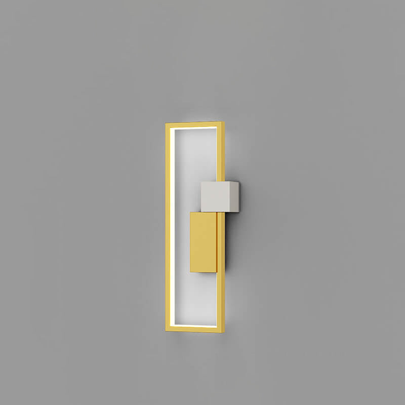 LumiSil - Lámpara de pared LED minimalista y creativa con marco de silicona