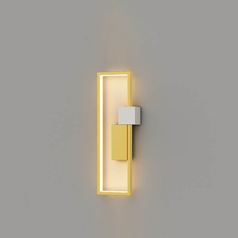 LumiSil - Lámpara de pared LED minimalista y creativa con marco de silicona
