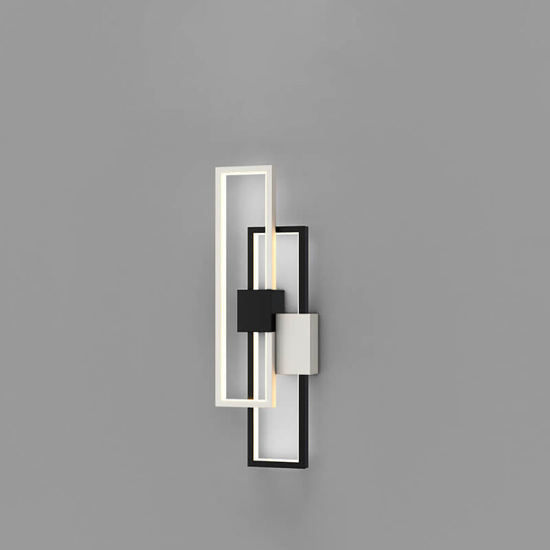 LumiSil - Lámpara de pared LED minimalista y creativa con marco de silicona