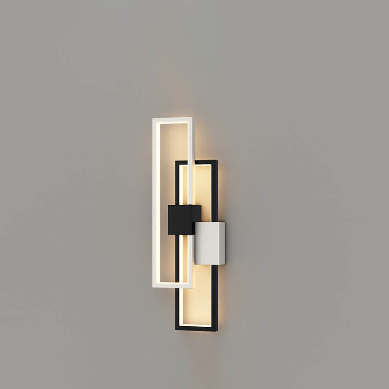 LumiSil - Lámpara de pared LED minimalista y creativa con marco de silicona