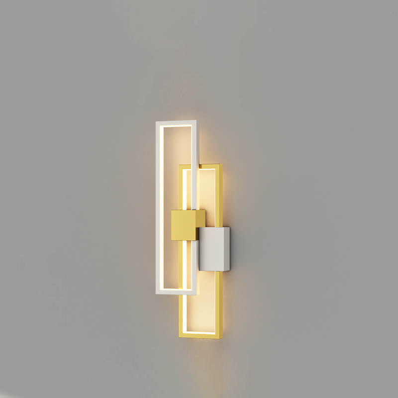 LumiSil - Lámpara de pared LED minimalista y creativa con marco de silicona