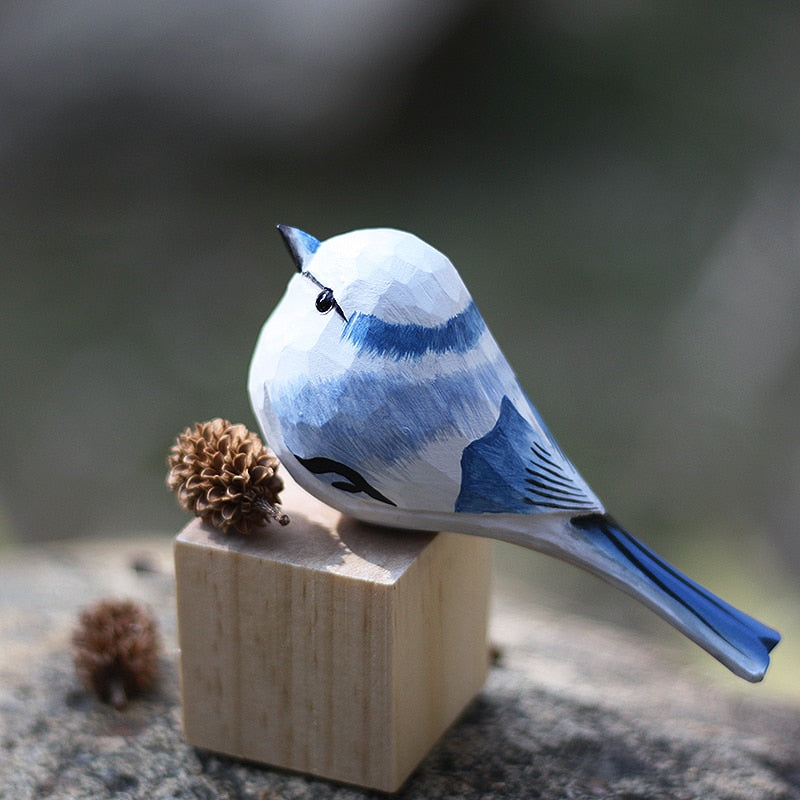 NORDICA - Scandinavische Houten Vogelbeeldjes | Adornos decorativos