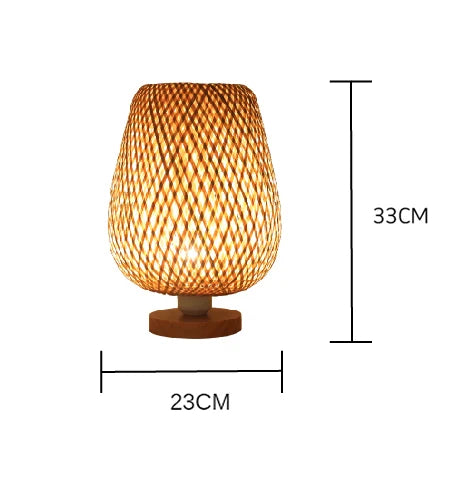 RetroBambooCraft - Vintage Bamboe Handwerk Lampen