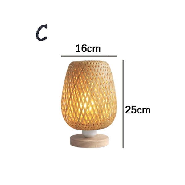 RetroBambooCraft - Vintage Bamboe Handwerk Lampen