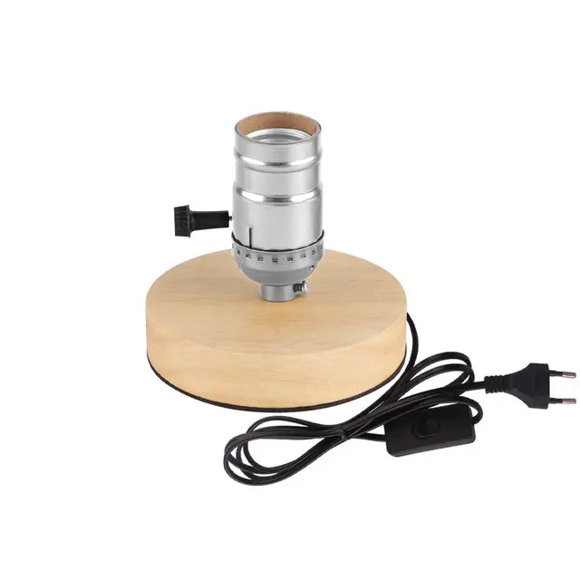 WoodWhimsy - Retro Houten Decoratie Lamp