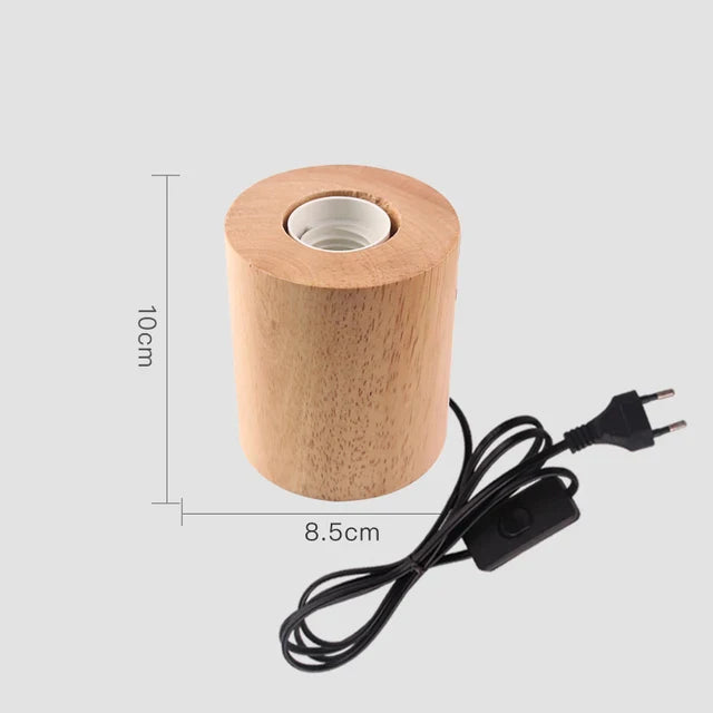 WoodWhimsy - Retro Houten Decoratie Lamp