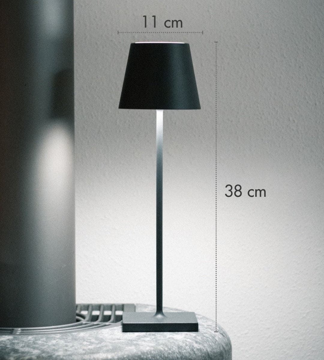 LichtFlex - Lámpara LED Draadloze con base de carga USB
