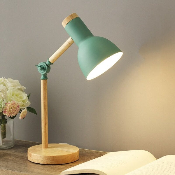 Lámpara de mesa LED Noordse van Hout