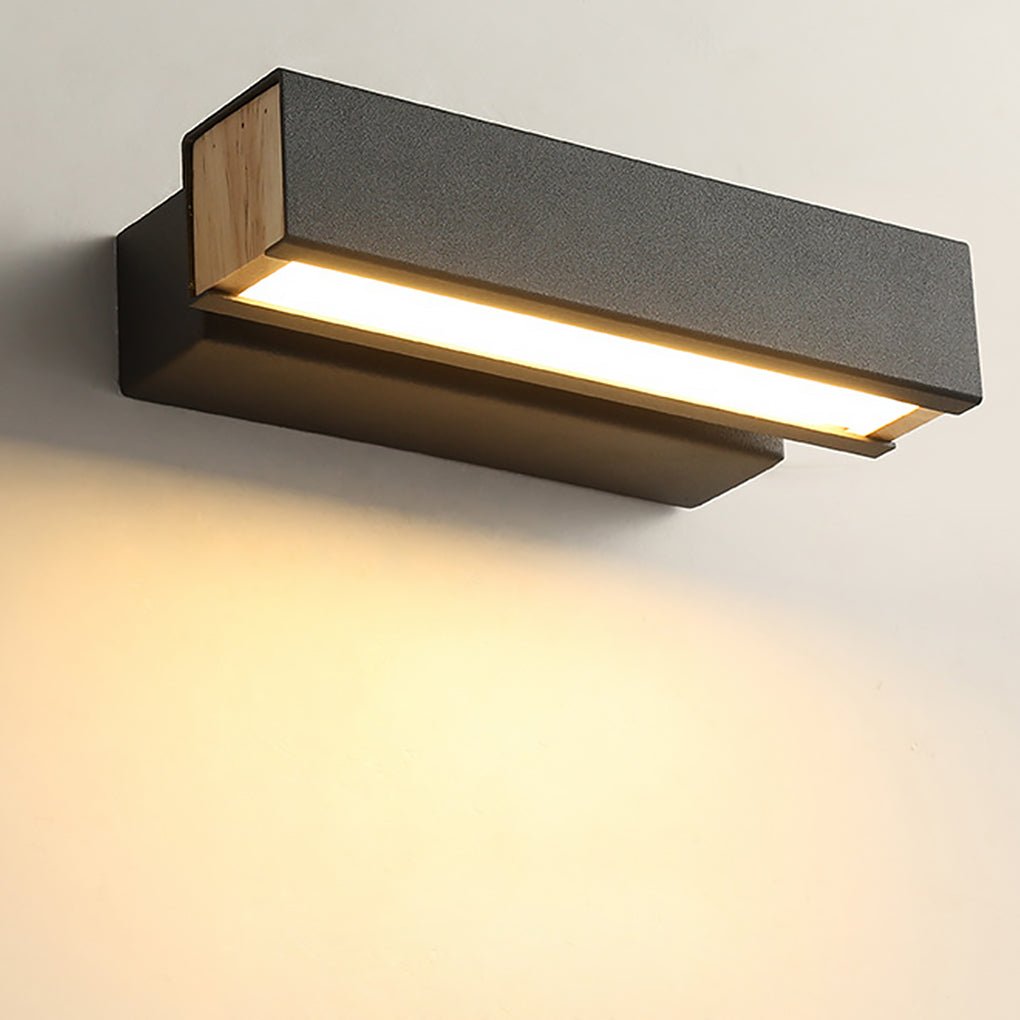 LuxeGlow - Lámpara de pared LED minimalista con diseño dramático