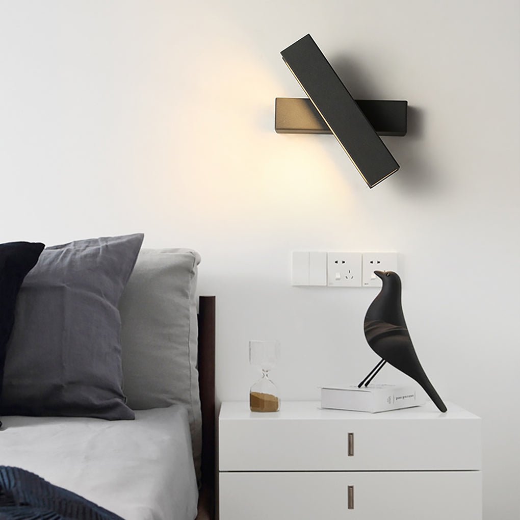LuxeGlow - Lámpara de pared LED minimalista con diseño dramático