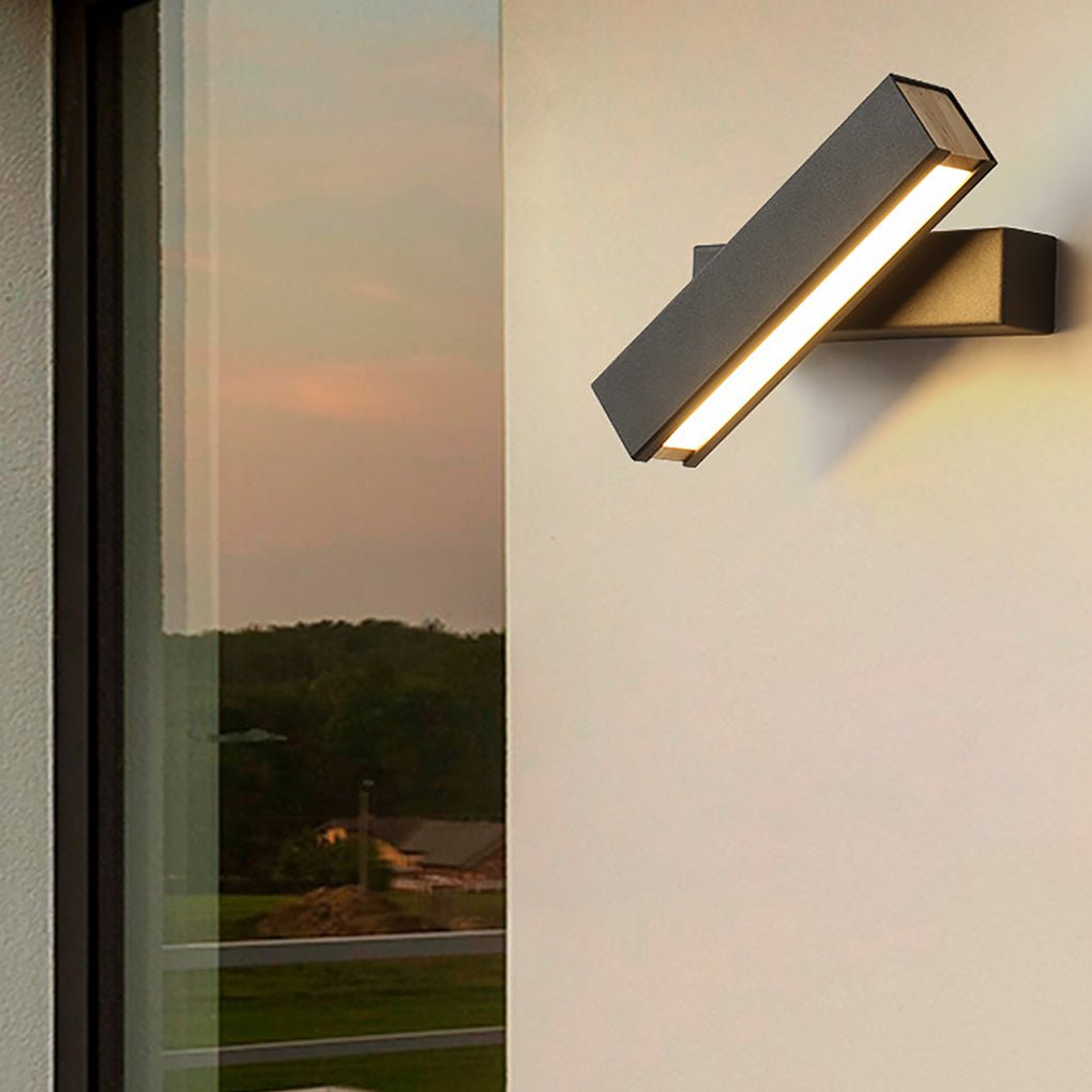 LuxeGlow - Lámpara de pared LED minimalista con diseño dramático