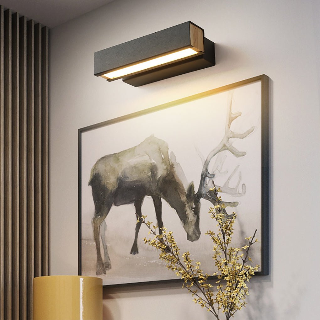 LuxeGlow - Lámpara de pared LED minimalista con diseño dramático