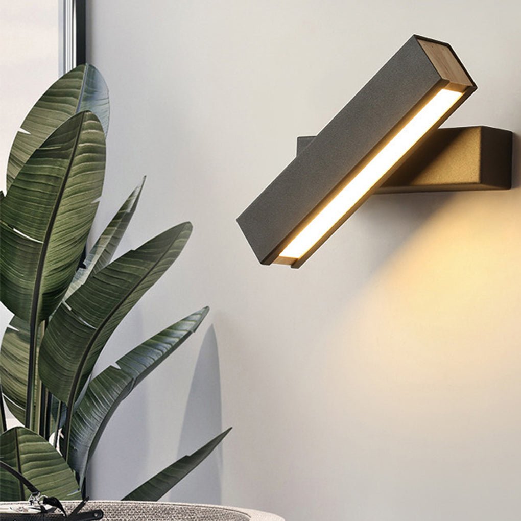 LuxeGlow - Lámpara de pared LED minimalista con diseño dramático