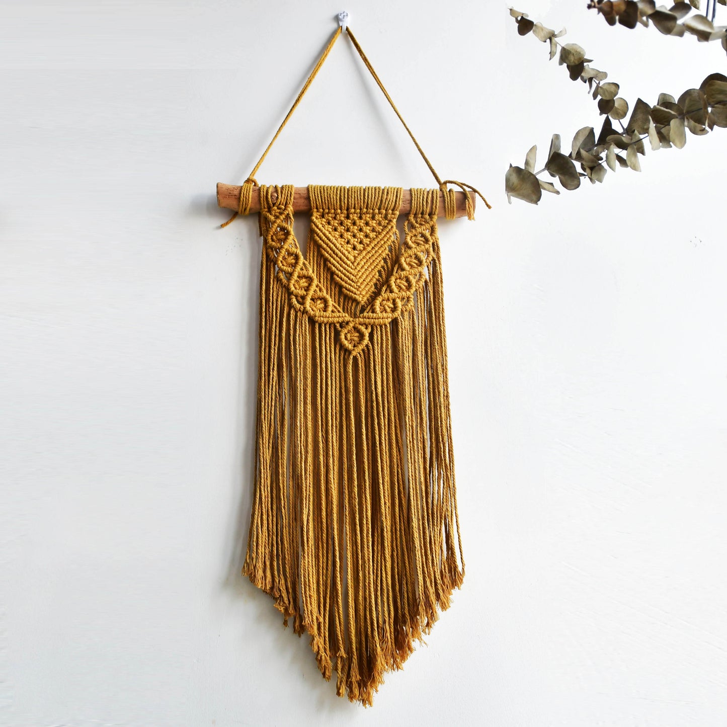 Decoración de pared de macramé bohemio
