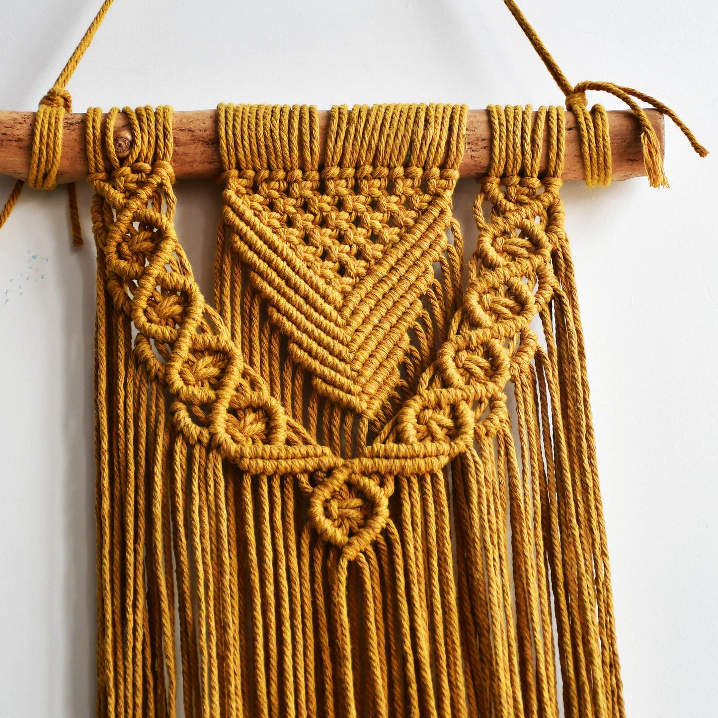 Decoración de pared de macramé bohemio