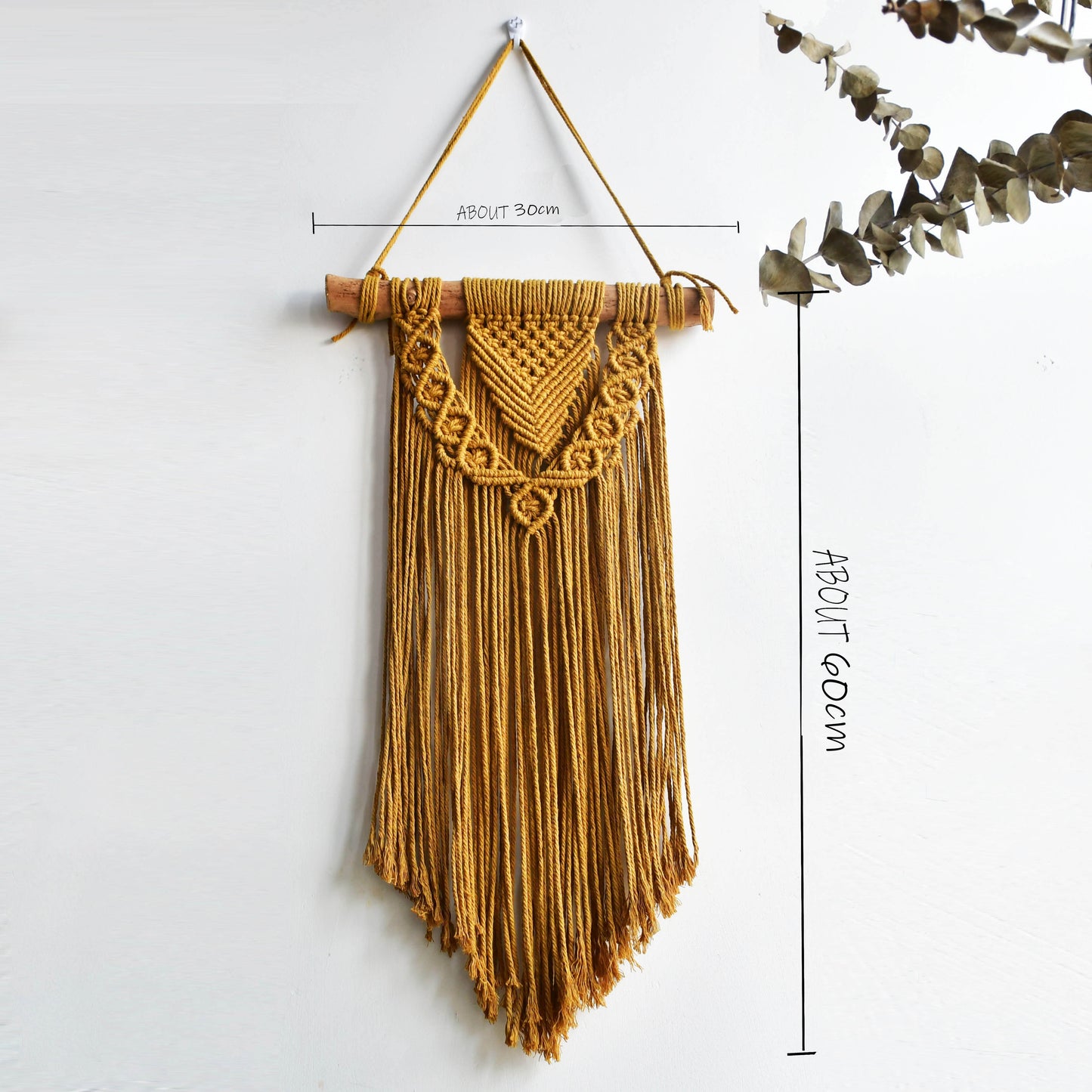 Decoración de pared de macramé bohemio