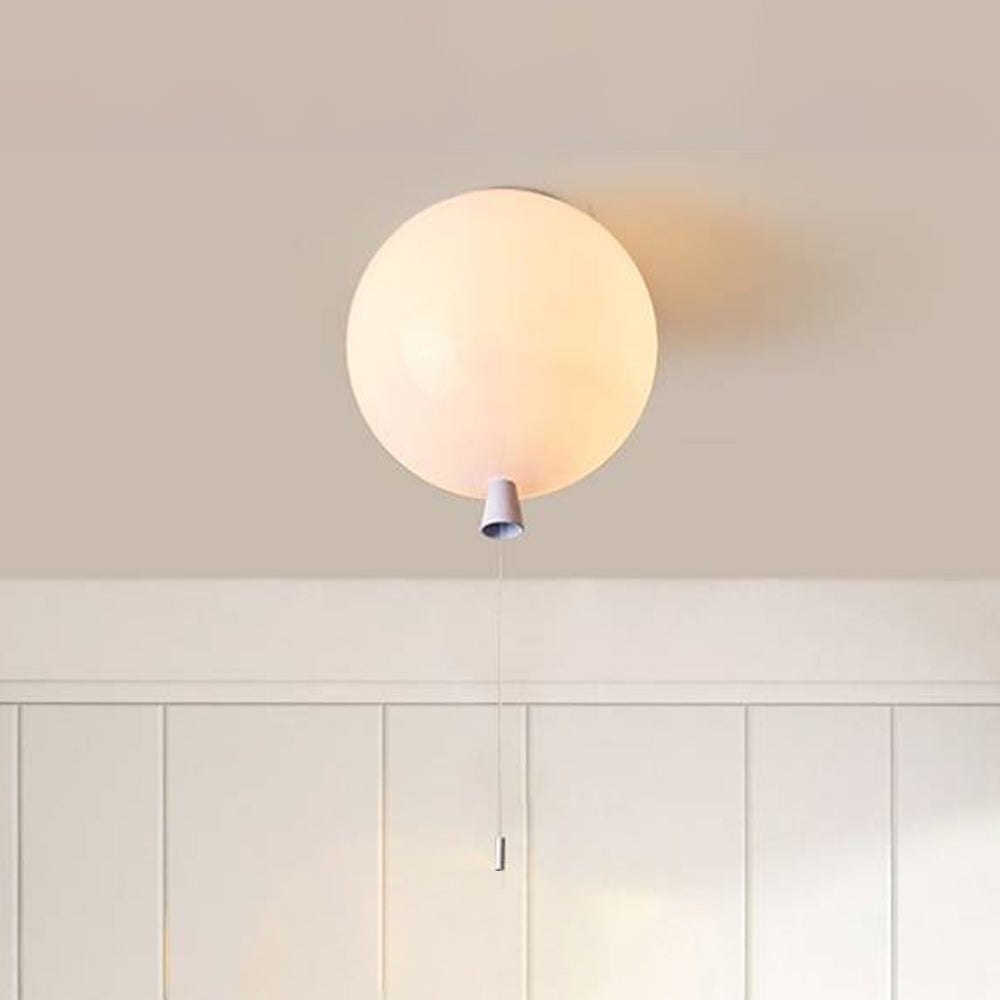 Lámpara de techo LED Fateh Moderne Kleine Ronde blanco acrílico Slaapker
