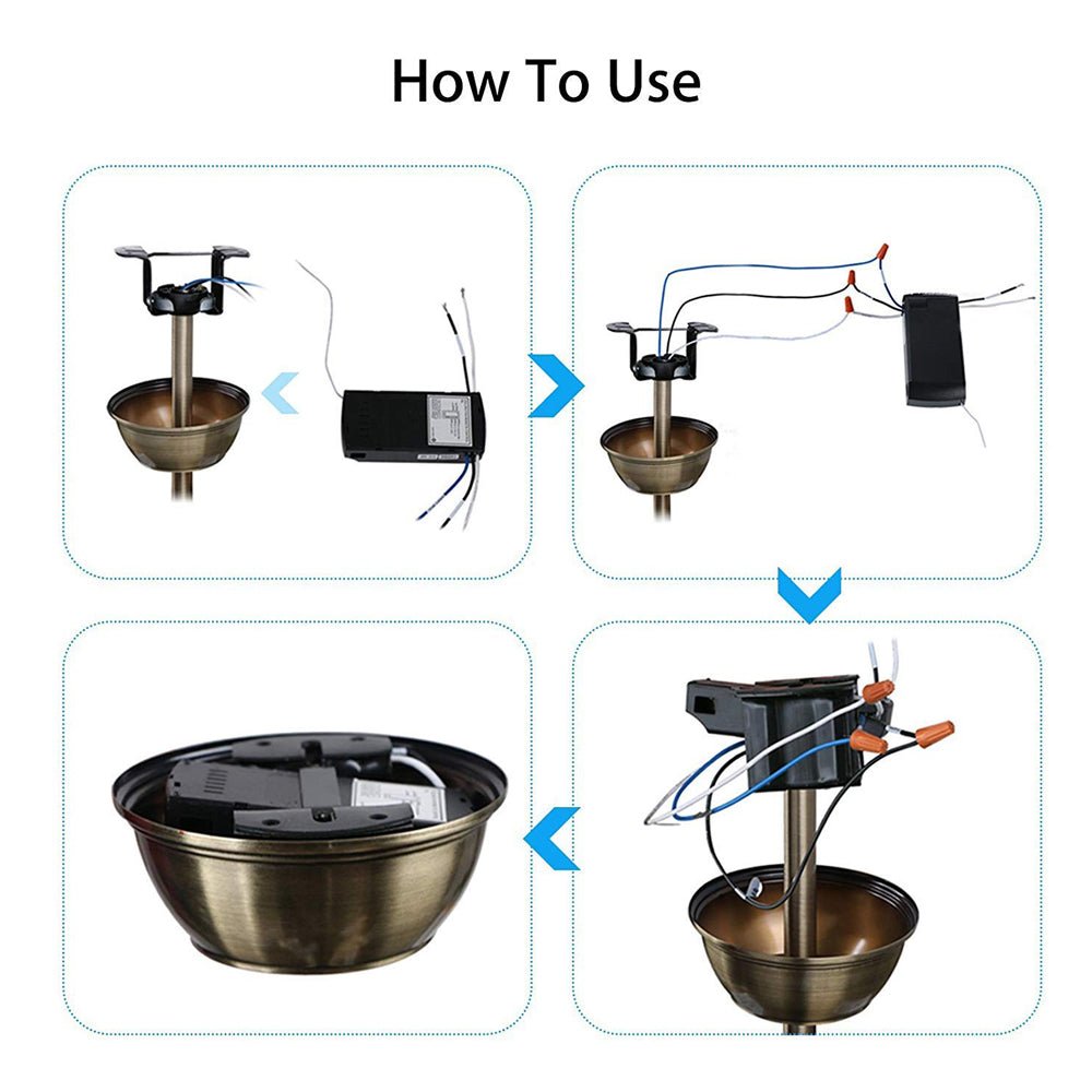 Soporte universal para ventiladores de techo