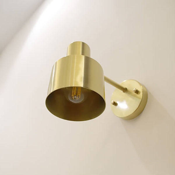 SolLuxe - Nordische minimalistische gouden metalen kolom wandlamp