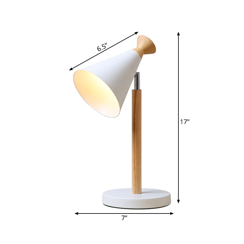 ScandiGlow - Moderne IJzeren Trompetlamp Tafelverlichting