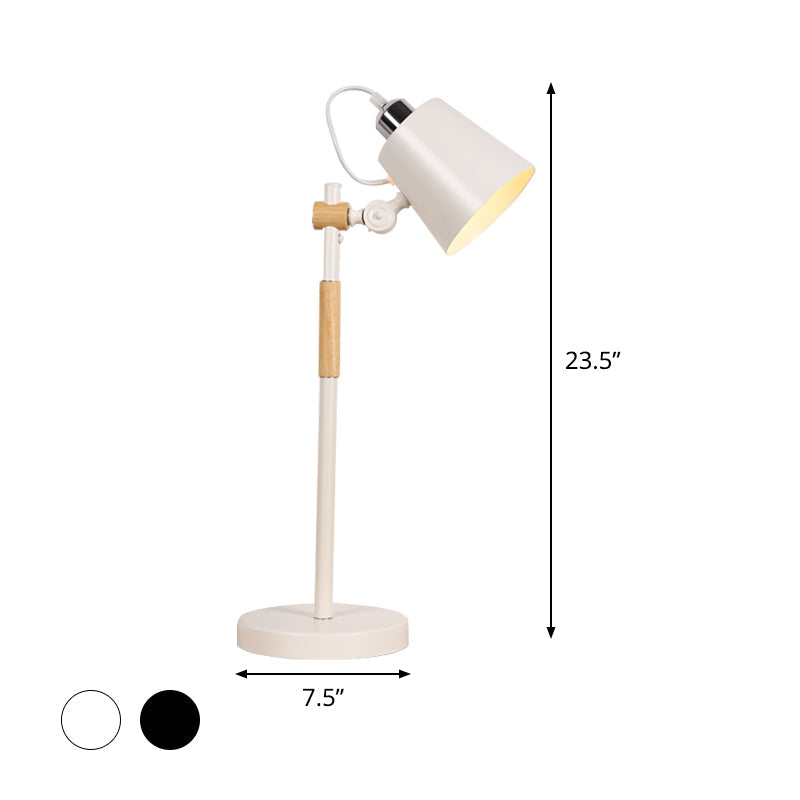 GlowZoë - Industriële Metalen Emmernachtlamp