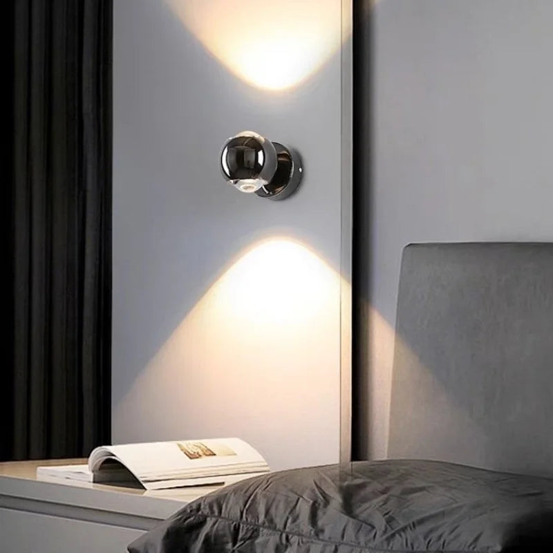PureLight - Lámpara de pared vertical de 180° 