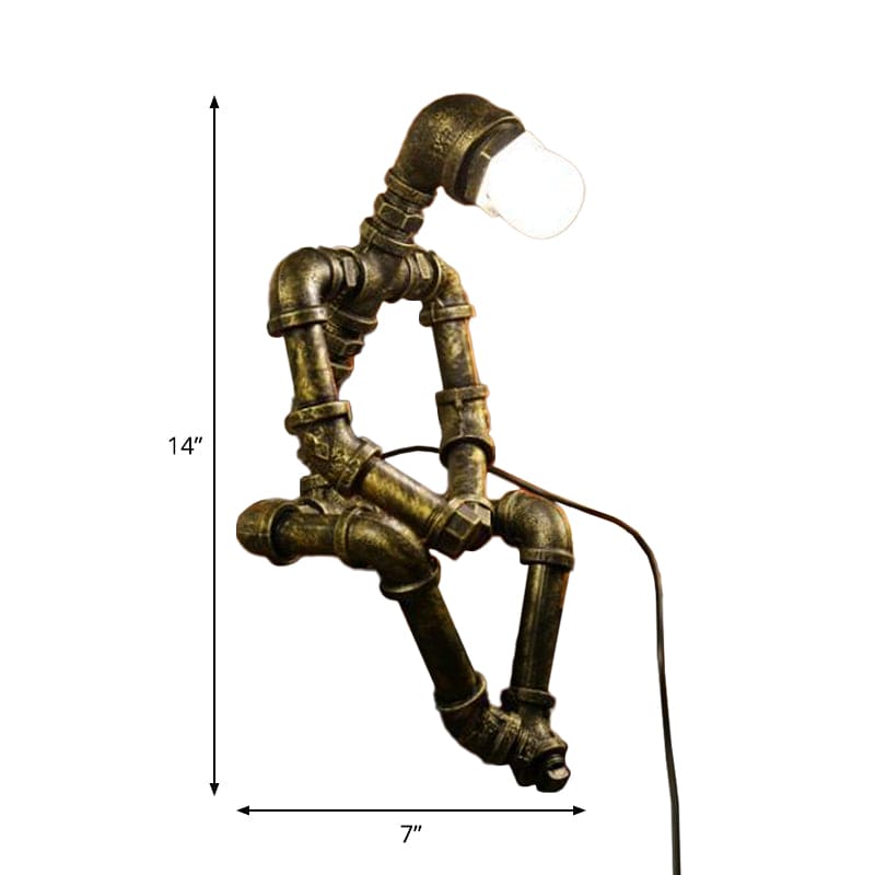 GloBots - Cyberpunk Robot Tafellamp