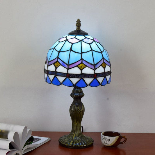 LuxGlow - Stijlvolle Mediterrane Tafellamp van Glas