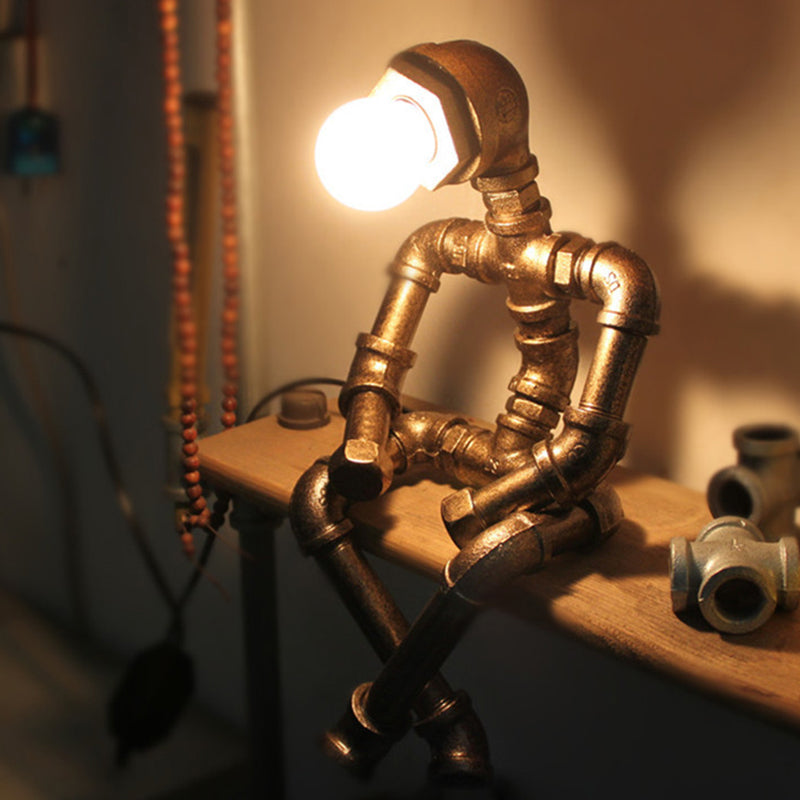 RoboShine - Stoere Robotlamp van IJzer