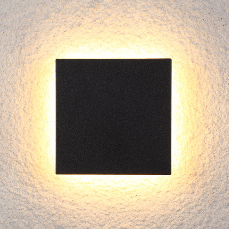 Orr Modern Minimalism LED Wandlampen Zwart Metaal Tuin Hal