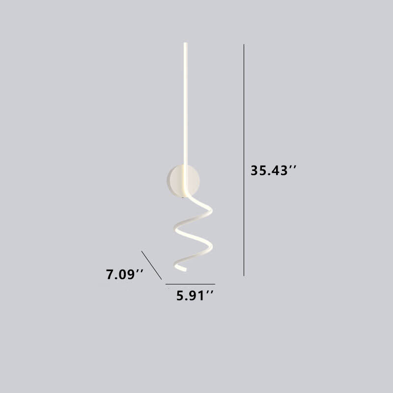 LumiArc - Minimalistische creatieve Arcs Lines 1-licht LED-wandlamp