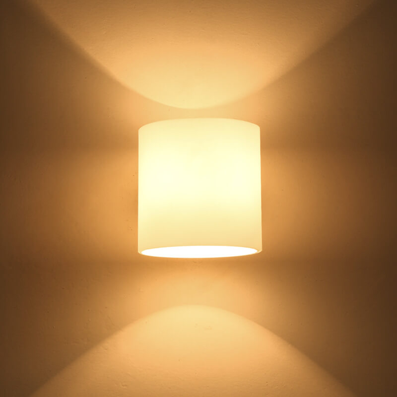 GloBrite - Moderne wandlamp in cilindervorm met 1 licht