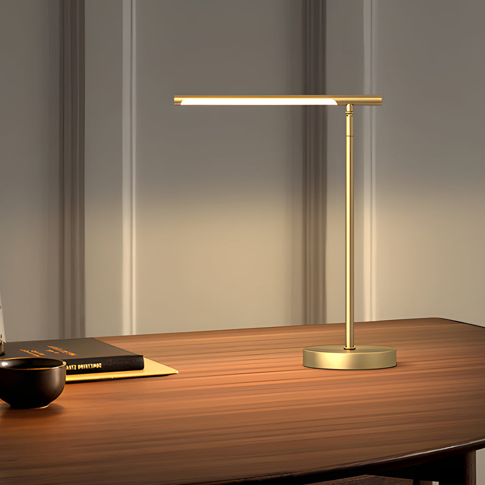 Copper Linear - Messing LED Bureaulamp met Verstelbare Richting