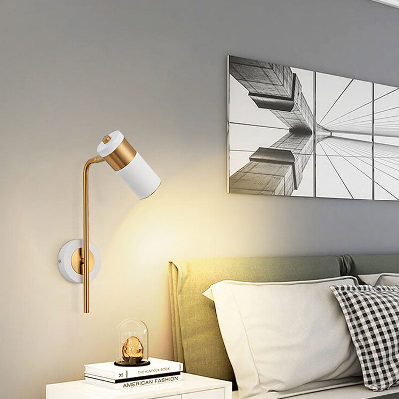 LumiBeam - Moderne draaibare LED wandlamp van ijzer