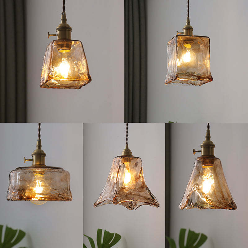 Levy Retro LED Hanglampen Gouden Metaal Glas Slaapkamer Woonkamer Eetkamer