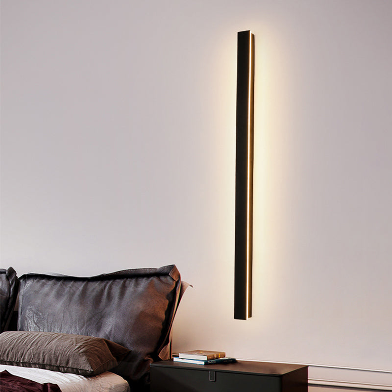 Edge Moderne Design LED Wandlampen Zwart Metaal voor Tuin en Hal