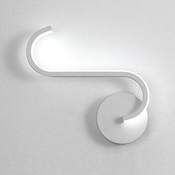 LumiLine - Moderne aluminium LED wandlamp met minimalistische curves