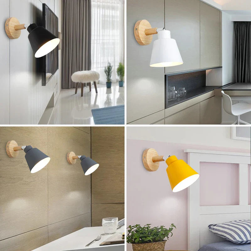 CalmAura - Lámpara de pared minimalista escandinava 