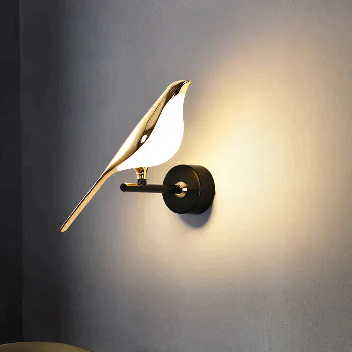 LumiBird - Scandinavische LED-vogel wandlamp