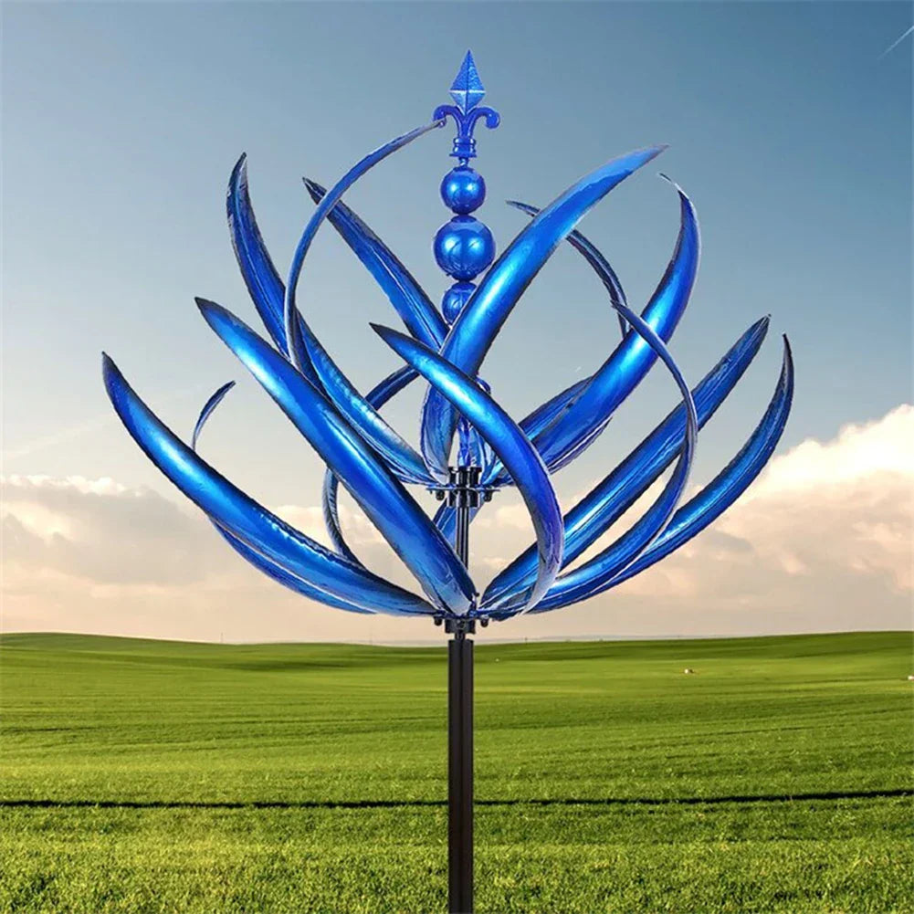 BreezeArt - Metalen Windmolen Sculptuur